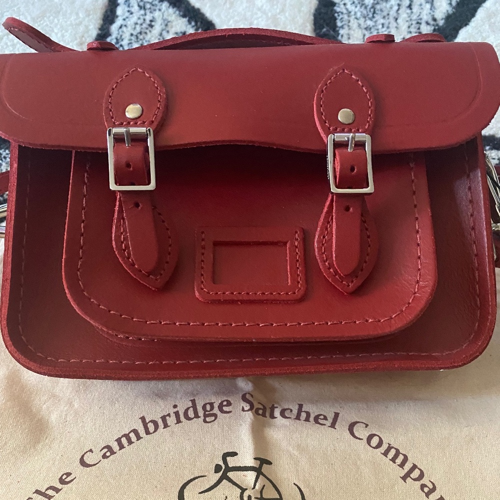 Cambridge Satchel, 11 inch, Cherry Red (sold out), NWT